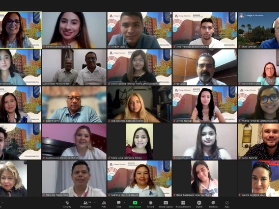 several people on a zoom call